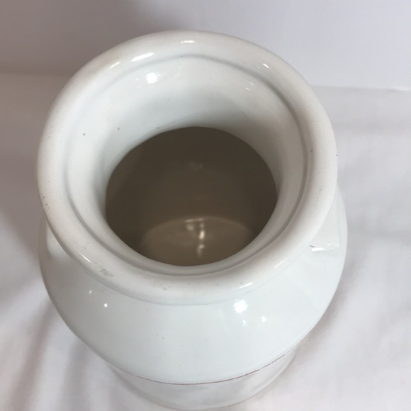 HOUSE OF WEBSTER Vintage Creamer/Milk Jar-white/red lettering and trim-8.5x4.75” - Picture 5 of 7